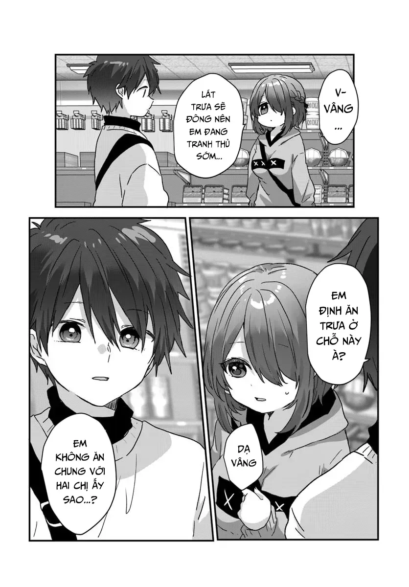 Daigaku Nyuugakuji Kara Uwasa Sareteita Bishoujo San Shimai, Ikiwakareteita Gimai Datta. Chapter 6 - 6