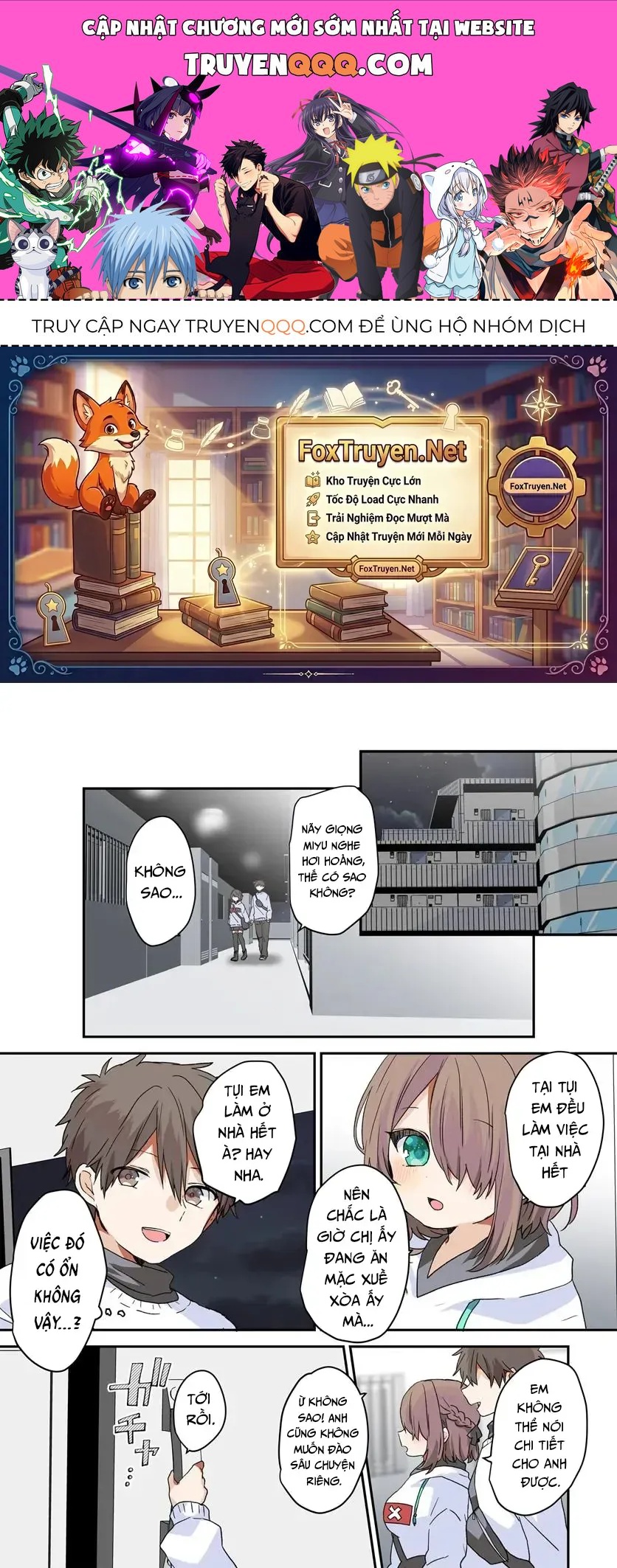 Daigaku Nyuugakuji Kara Uwasa Sareteita Bishoujo San Shimai, Ikiwakareteita Gimai Datta. Chapter 7 - 1