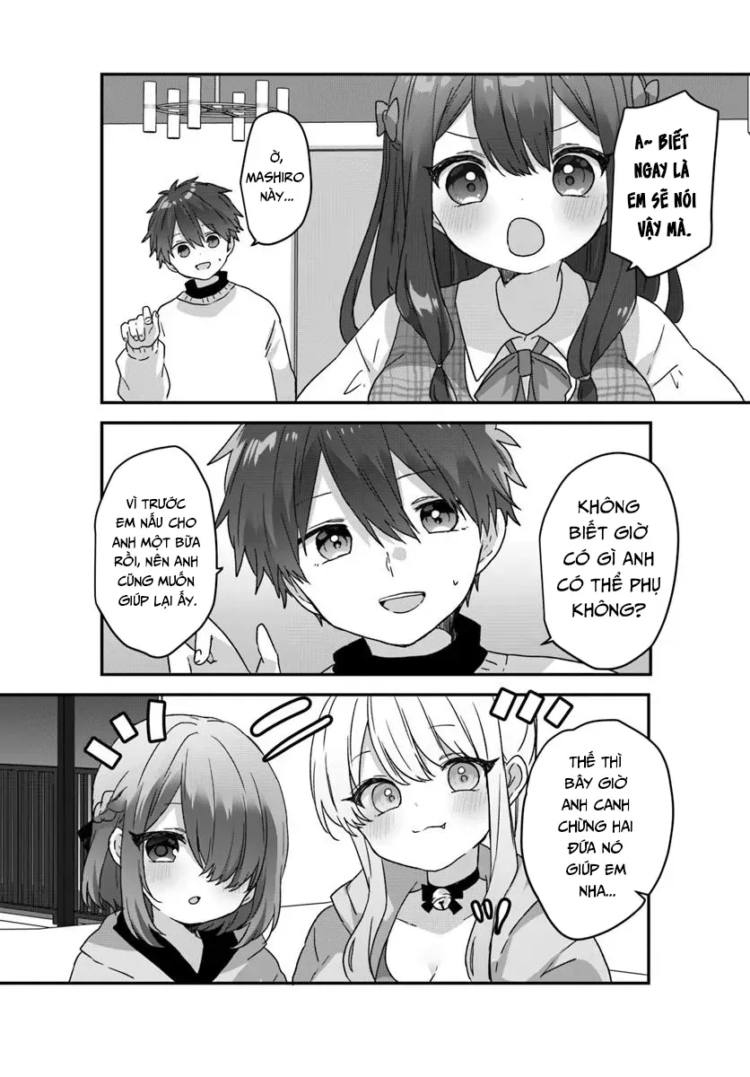 Daigaku Nyuugakuji Kara Uwasa Sareteita Bishoujo San Shimai, Ikiwakareteita Gimai Datta. Chapter 7 - 17