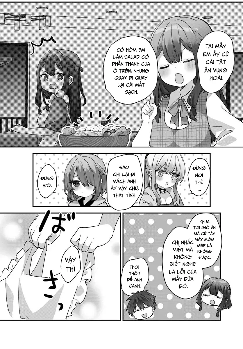 Daigaku Nyuugakuji Kara Uwasa Sareteita Bishoujo San Shimai, Ikiwakareteita Gimai Datta. Chapter 7 - 18