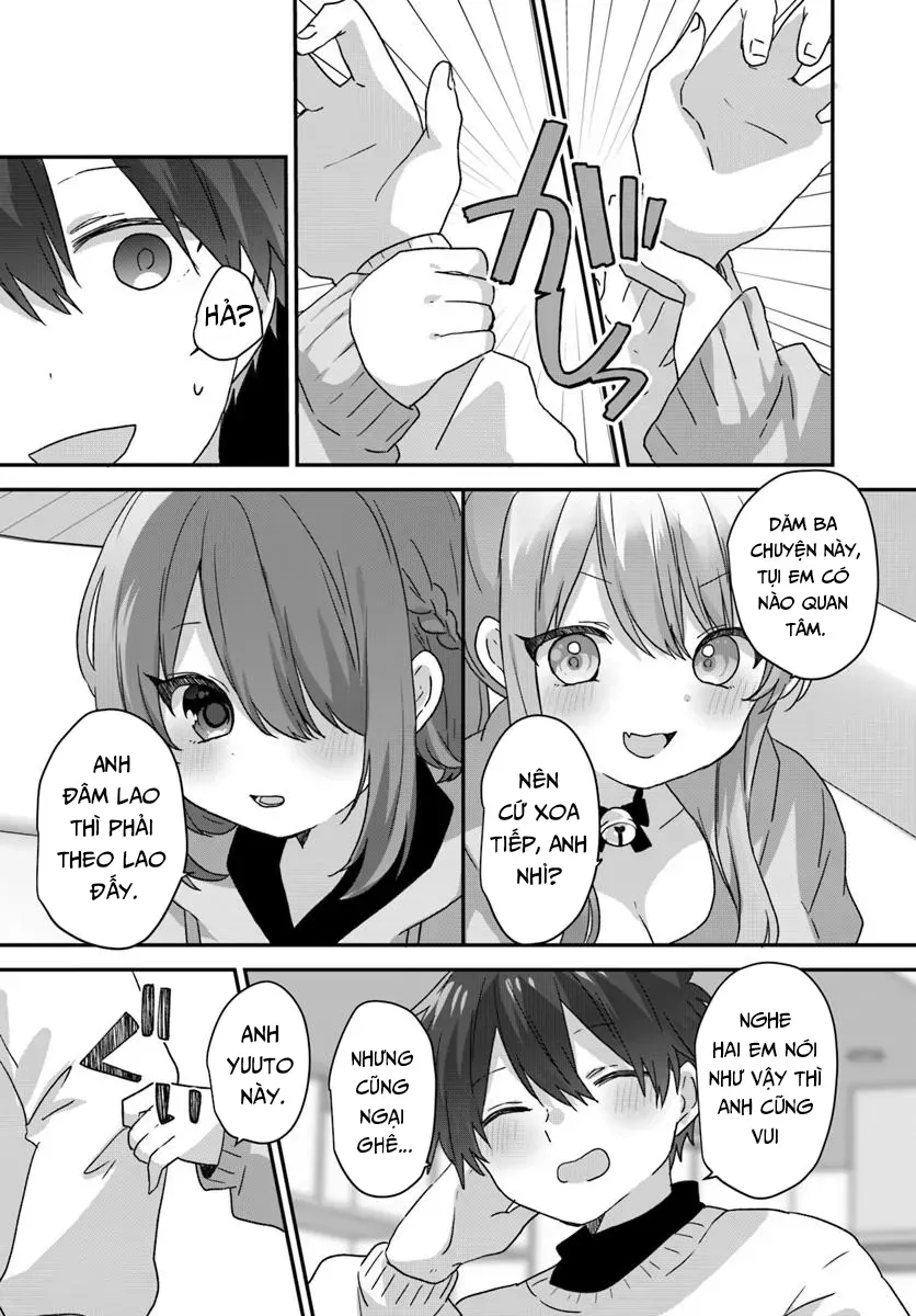 Daigaku Nyuugakuji Kara Uwasa Sareteita Bishoujo San Shimai, Ikiwakareteita Gimai Datta. Chapter 7 - 22