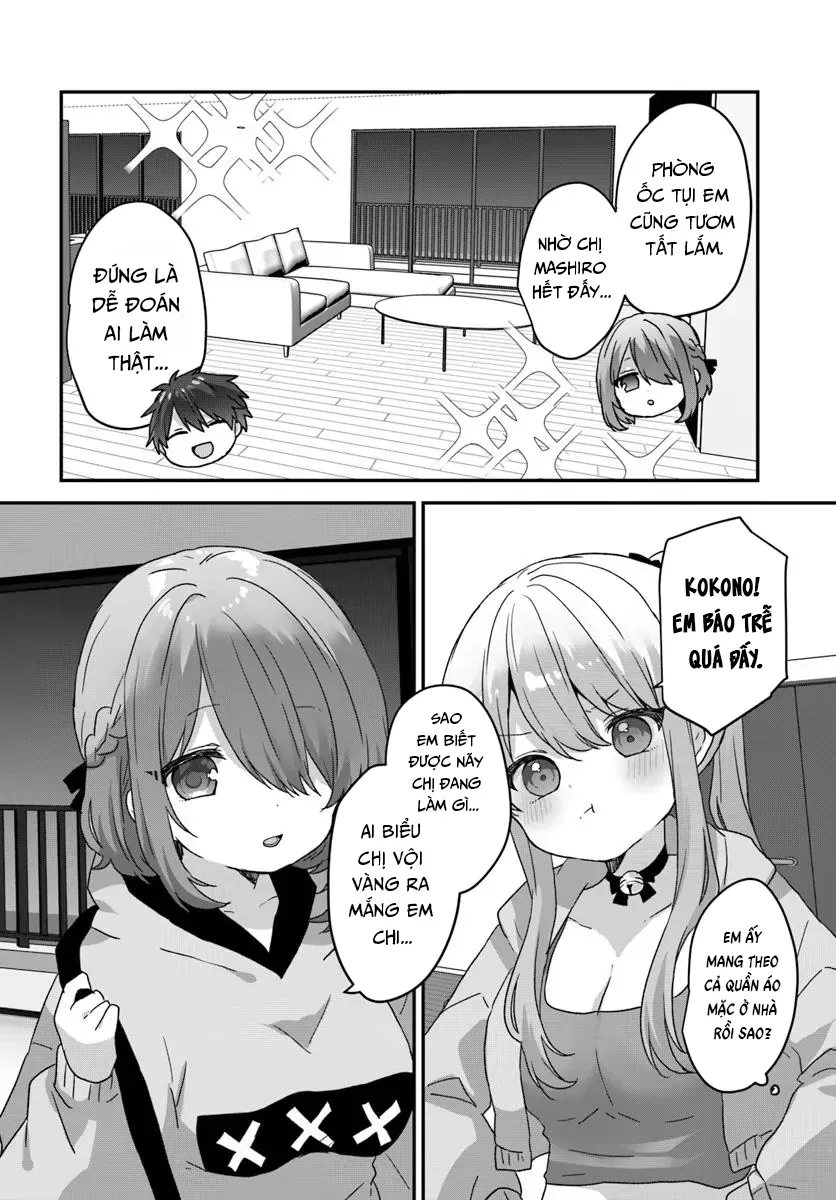 Daigaku Nyuugakuji Kara Uwasa Sareteita Bishoujo San Shimai, Ikiwakareteita Gimai Datta. Chapter 7 - 4
