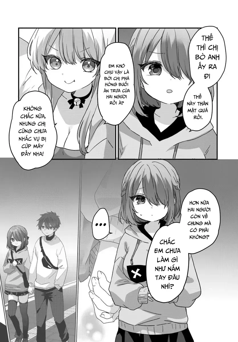 Daigaku Nyuugakuji Kara Uwasa Sareteita Bishoujo San Shimai, Ikiwakareteita Gimai Datta. Chapter 7 - 6