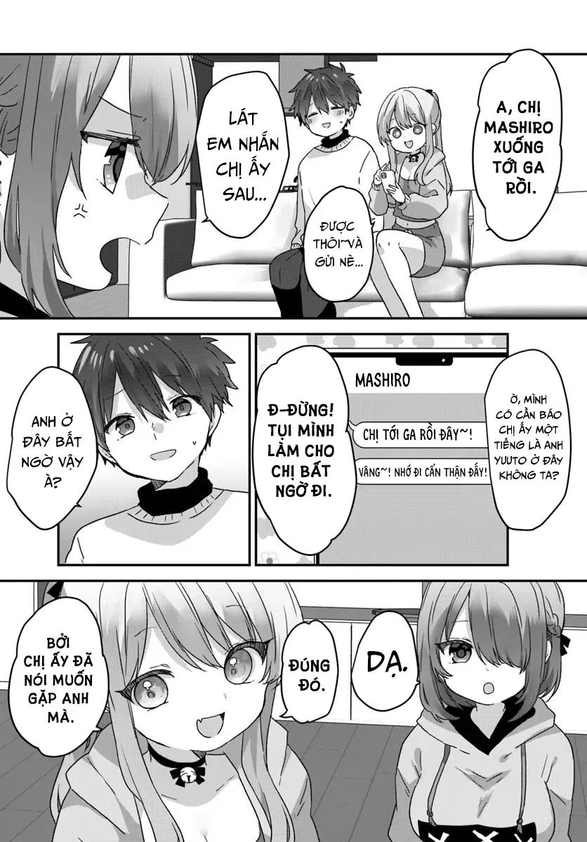 Daigaku Nyuugakuji Kara Uwasa Sareteita Bishoujo San Shimai, Ikiwakareteita Gimai Datta. Chapter 7 - 9