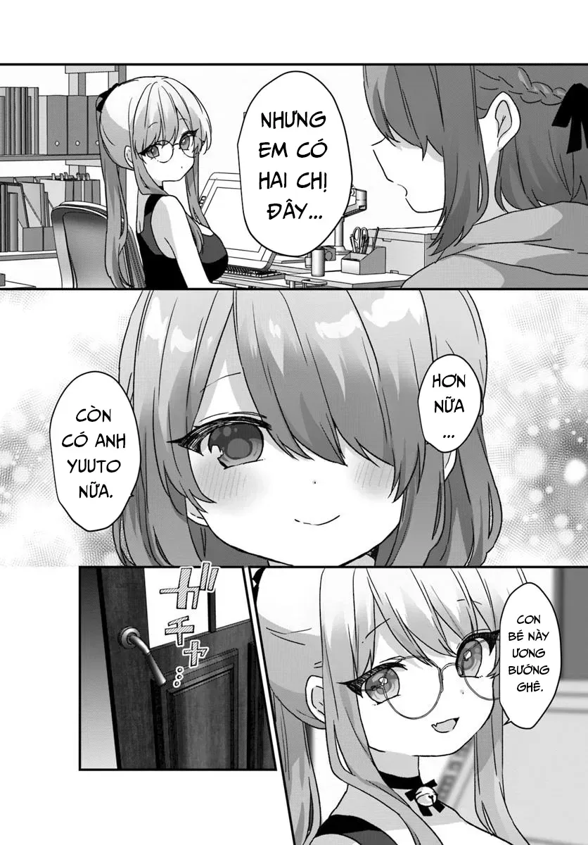 Daigaku Nyuugakuji Kara Uwasa Sareteita Bishoujo San Shimai, Ikiwakareteita Gimai Datta. Chapter 8 - 2