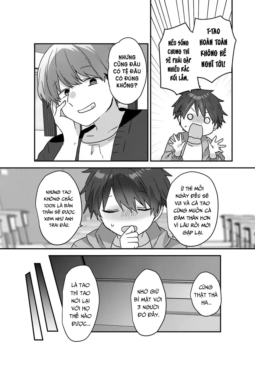 Daigaku Nyuugakuji Kara Uwasa Sareteita Bishoujo San Shimai, Ikiwakareteita Gimai Datta. Chapter 8 - 11