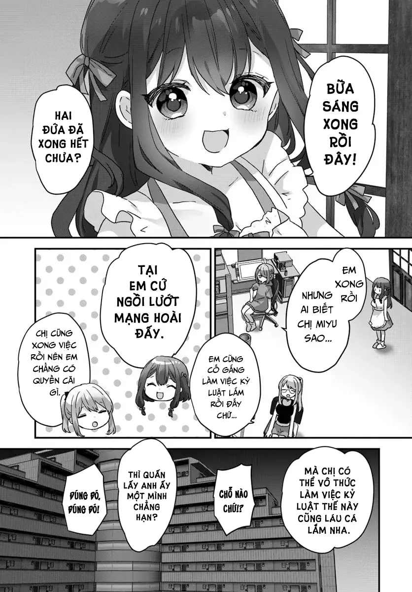 Daigaku Nyuugakuji Kara Uwasa Sareteita Bishoujo San Shimai, Ikiwakareteita Gimai Datta. Chapter 8 - 3
