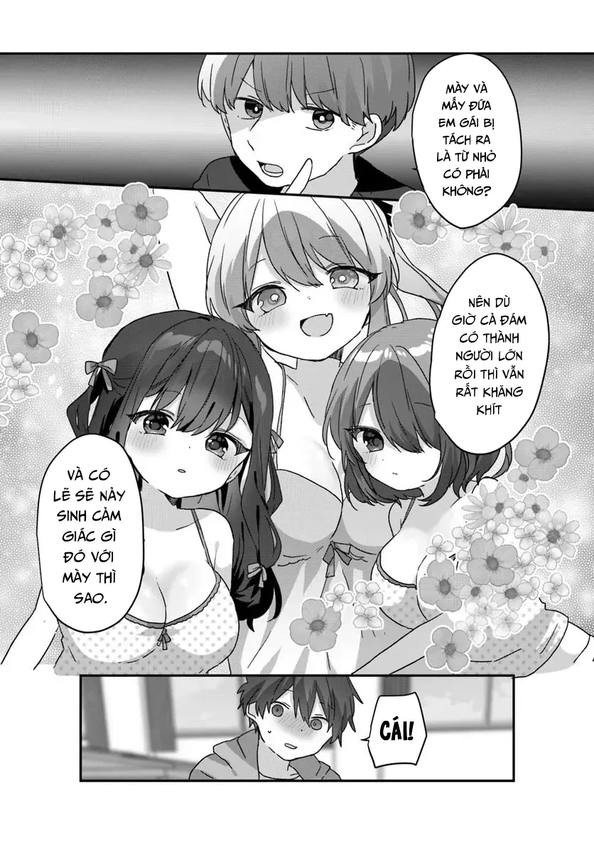 Daigaku Nyuugakuji Kara Uwasa Sareteita Bishoujo San Shimai, Ikiwakareteita Gimai Datta. Chapter 8 - 7