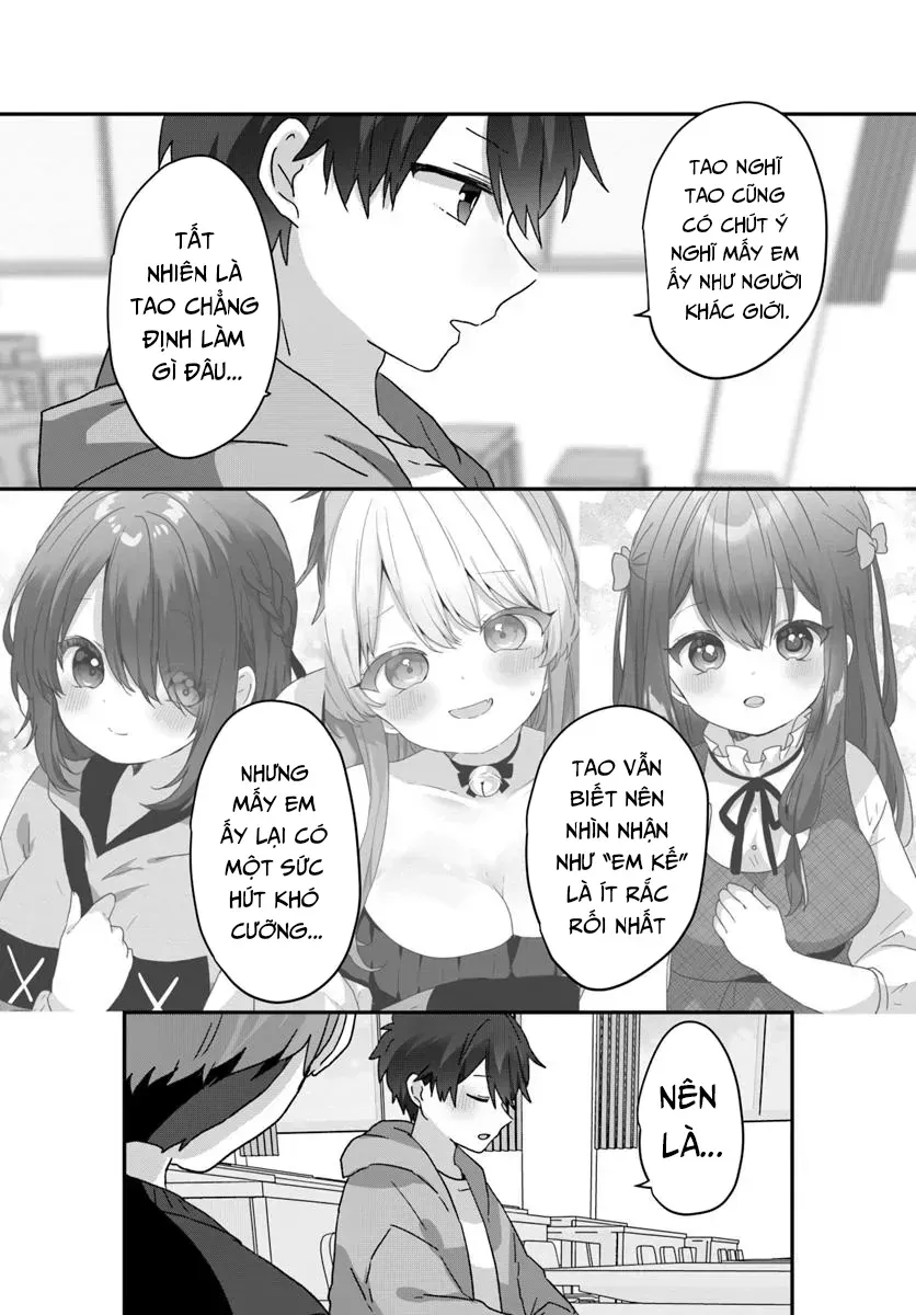 Daigaku Nyuugakuji Kara Uwasa Sareteita Bishoujo San Shimai, Ikiwakareteita Gimai Datta. Chapter 8 - 9