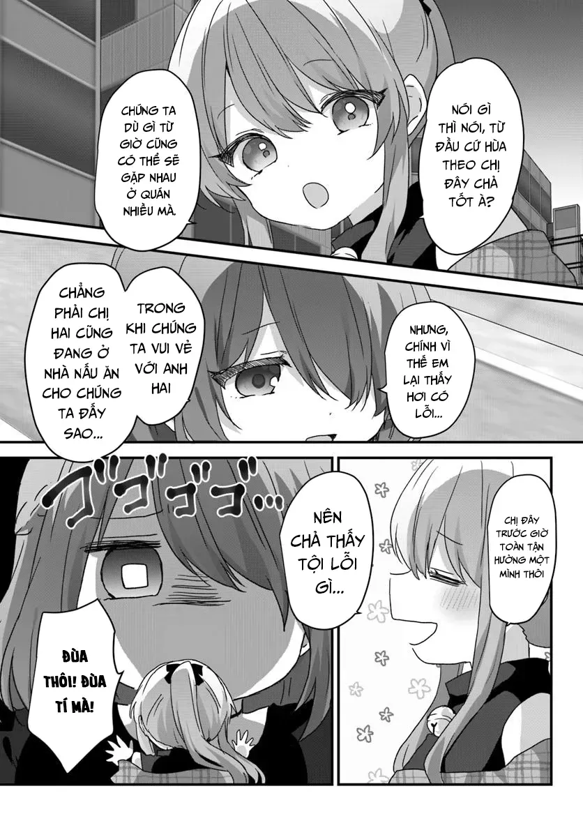 Daigaku Nyuugakuji Kara Uwasa Sareteita Bishoujo San Shimai, Ikiwakareteita Gimai Datta. Chapter 9 - 21