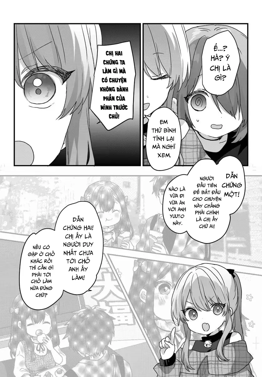 Daigaku Nyuugakuji Kara Uwasa Sareteita Bishoujo San Shimai, Ikiwakareteita Gimai Datta. Chapter 9 - 23
