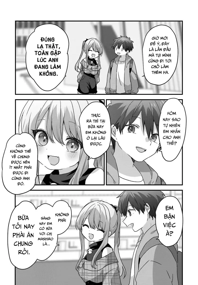 Daigaku Nyuugakuji Kara Uwasa Sareteita Bishoujo San Shimai, Ikiwakareteita Gimai Datta. Chapter 9 - 4