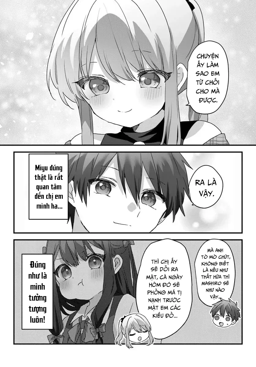Daigaku Nyuugakuji Kara Uwasa Sareteita Bishoujo San Shimai, Ikiwakareteita Gimai Datta. Chapter 9 - 5