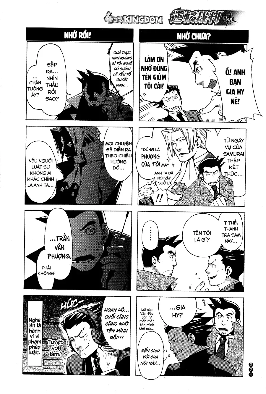 Ace Attorney 1&2 4Koma Kingdom Chapter 3 - 4