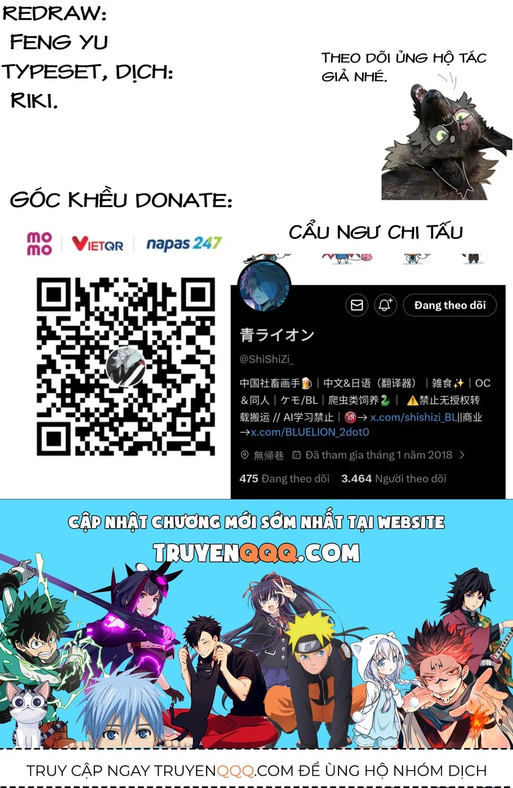 Cẩu Ngư Chi Tấu Chapter 6.5 - 8