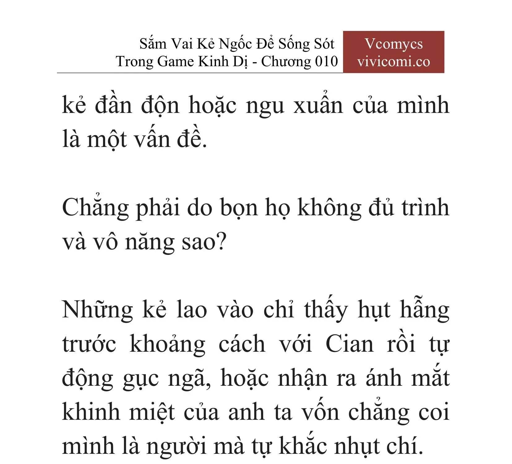 [Novel] Sắm Vai Kẻ Ngốc Để Sống Sót Trong Game Kinh Dị Chapter 10 - 14