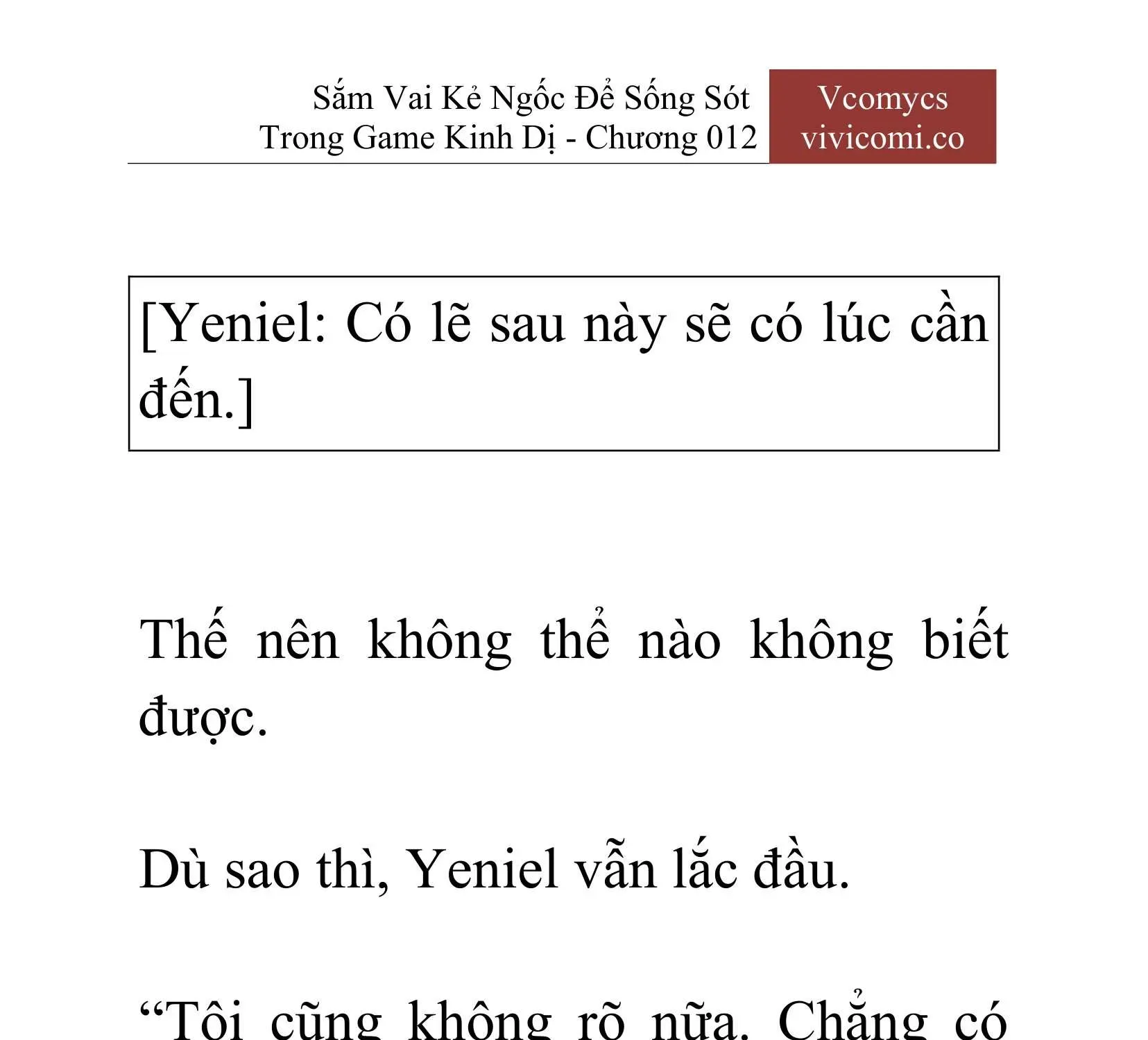 [Novel] Sắm Vai Kẻ Ngốc Để Sống Sót Trong Game Kinh Dị Chapter 12 - 22