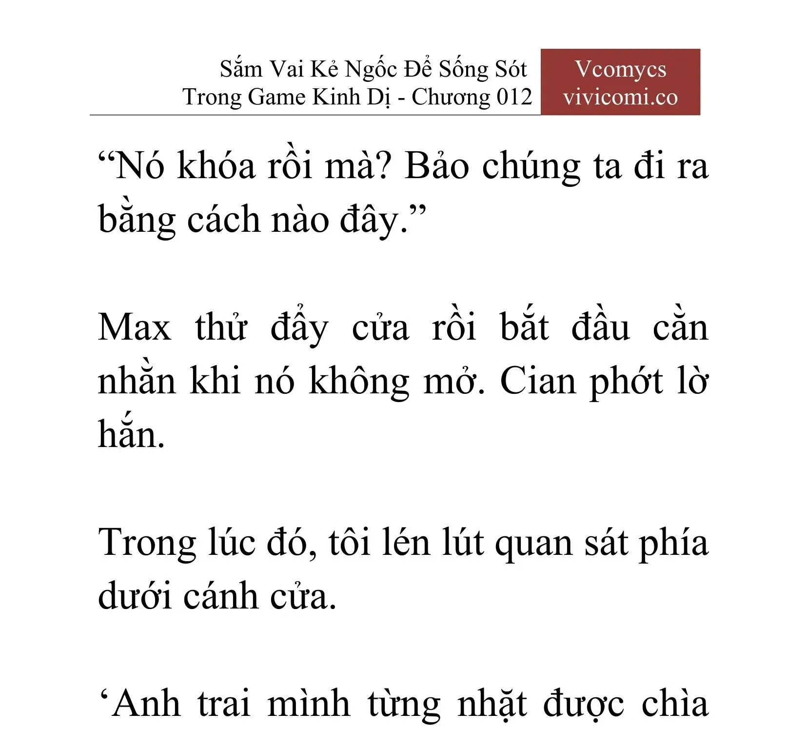 [Novel] Sắm Vai Kẻ Ngốc Để Sống Sót Trong Game Kinh Dị Chapter 12 - 38