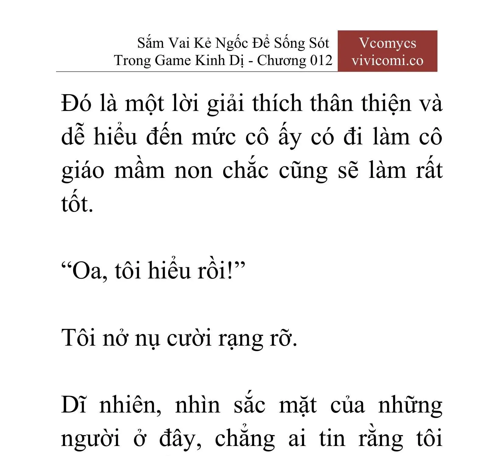 [Novel] Sắm Vai Kẻ Ngốc Để Sống Sót Trong Game Kinh Dị Chapter 12 - 6