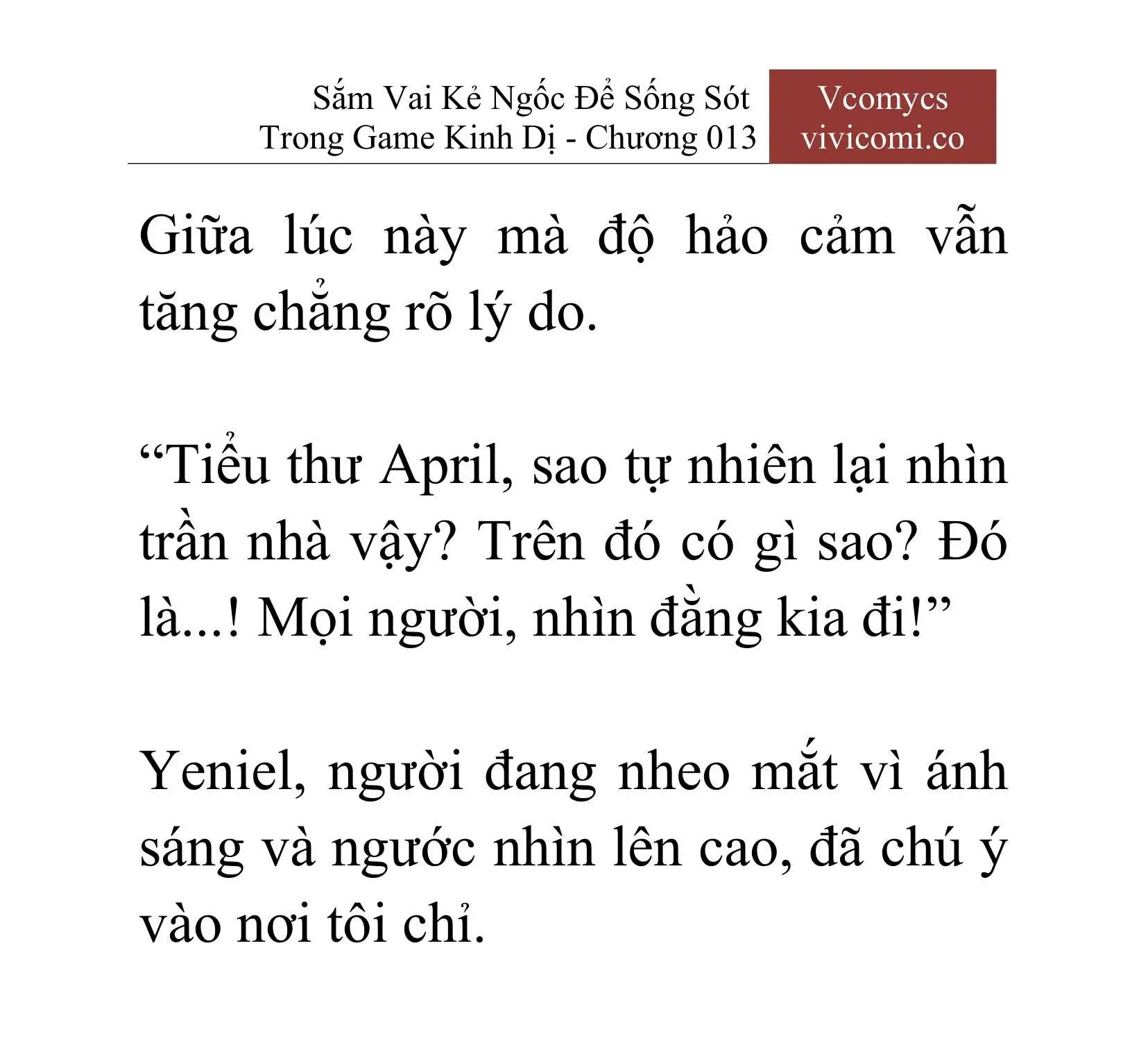 [Novel] Sắm Vai Kẻ Ngốc Để Sống Sót Trong Game Kinh Dị Chapter 13 - 20