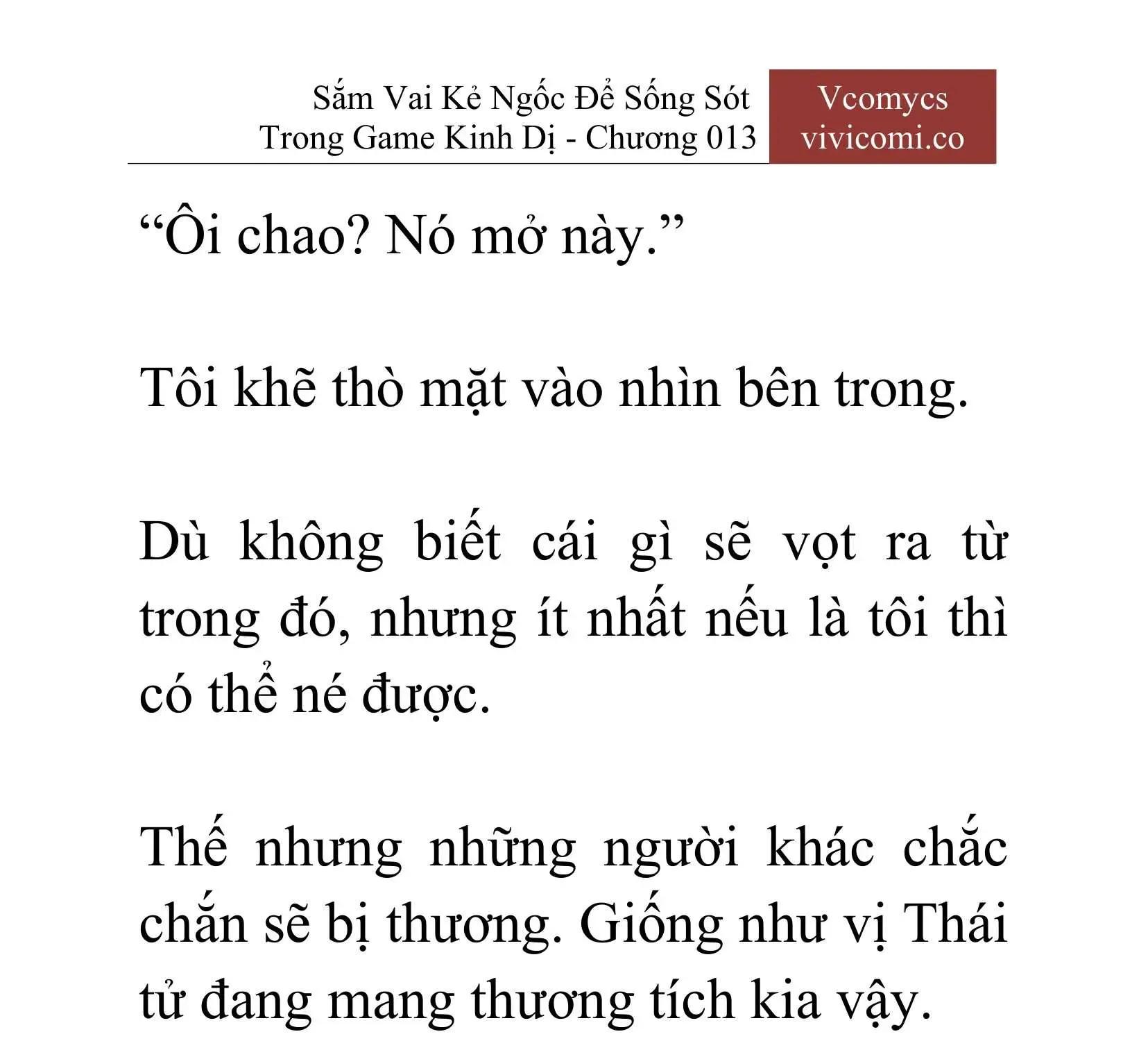 [Novel] Sắm Vai Kẻ Ngốc Để Sống Sót Trong Game Kinh Dị Chapter 13 - 34