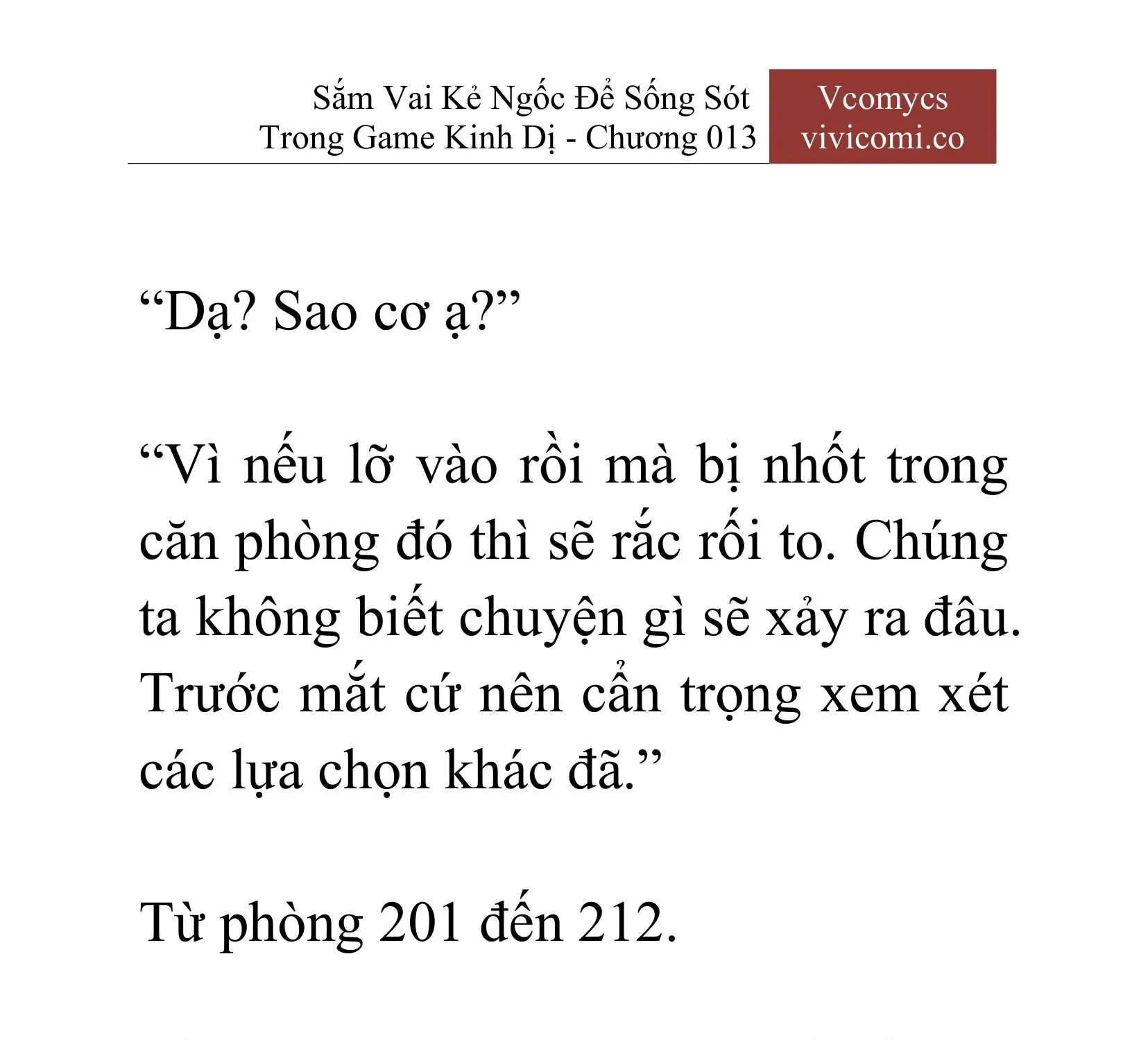 [Novel] Sắm Vai Kẻ Ngốc Để Sống Sót Trong Game Kinh Dị Chapter 13 - 36