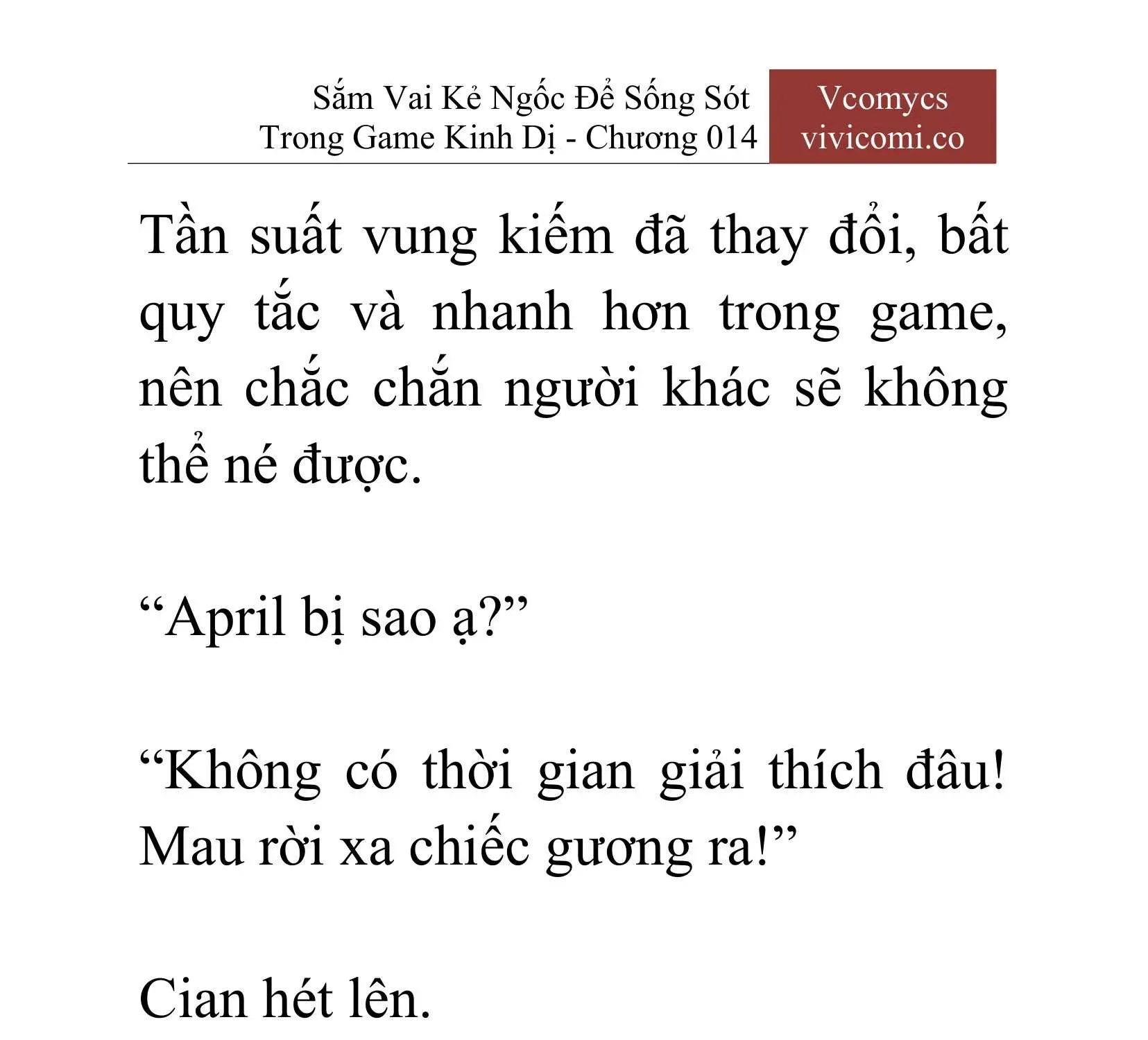 [Novel] Sắm Vai Kẻ Ngốc Để Sống Sót Trong Game Kinh Dị Chapter 14 - 18