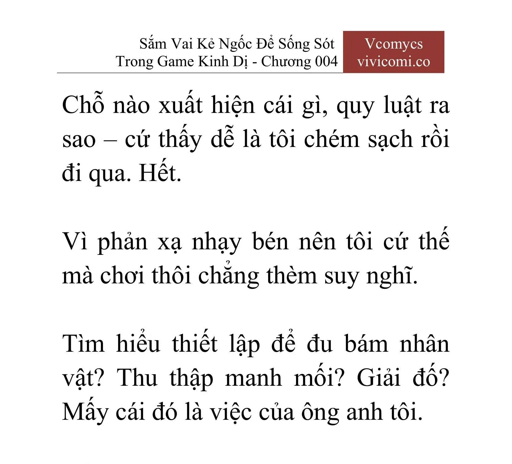 [Novel] Sắm Vai Kẻ Ngốc Để Sống Sót Trong Game Kinh Dị Chapter 4 - 32