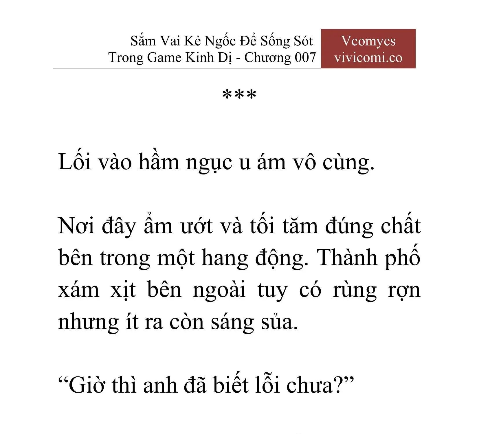 [Novel] Sắm Vai Kẻ Ngốc Để Sống Sót Trong Game Kinh Dị Chapter 7 - 4