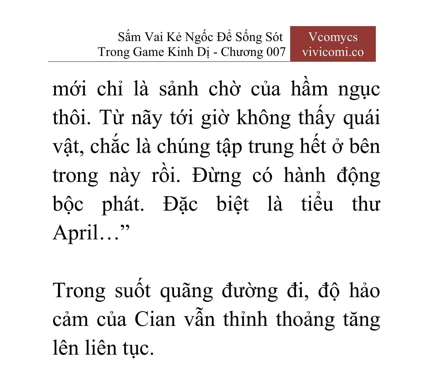 [Novel] Sắm Vai Kẻ Ngốc Để Sống Sót Trong Game Kinh Dị Chapter 7 - 38