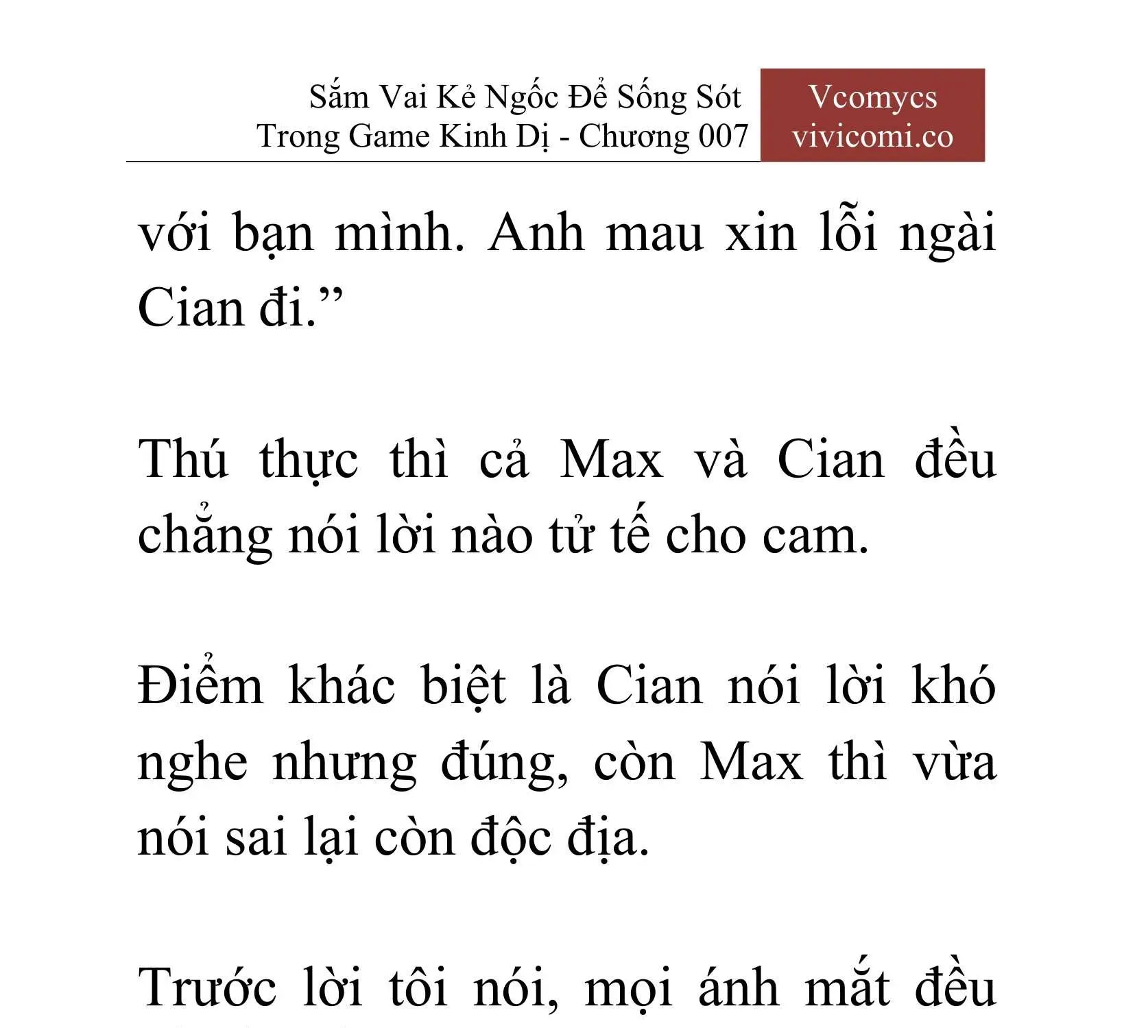 [Novel] Sắm Vai Kẻ Ngốc Để Sống Sót Trong Game Kinh Dị Chapter 7 - 6