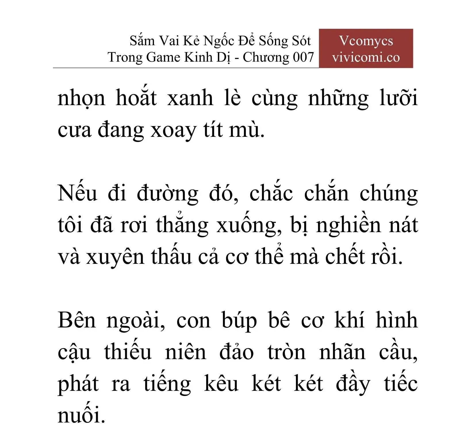 [Novel] Sắm Vai Kẻ Ngốc Để Sống Sót Trong Game Kinh Dị Chapter 7 - 10