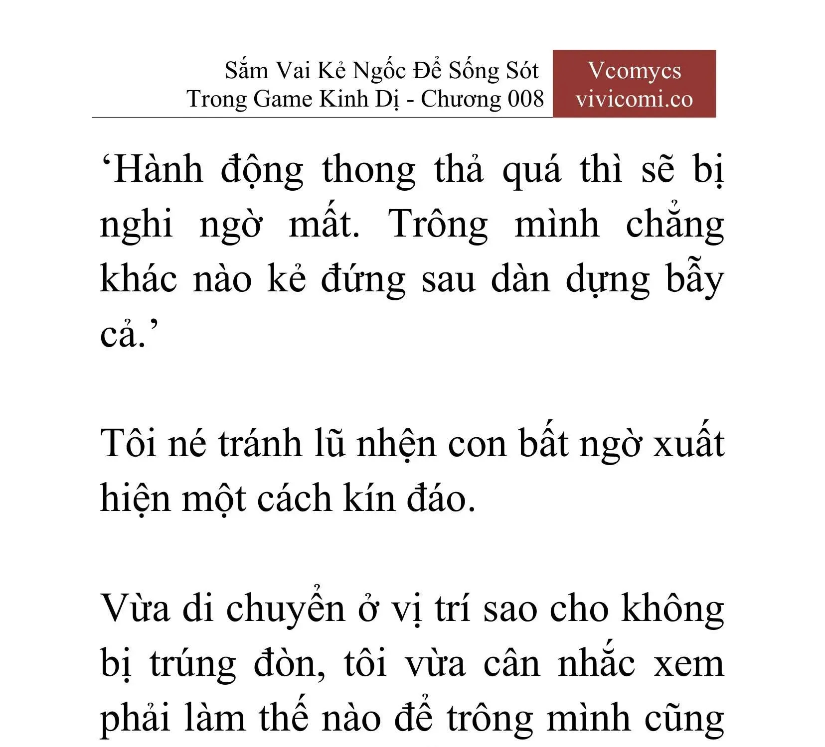 [Novel] Sắm Vai Kẻ Ngốc Để Sống Sót Trong Game Kinh Dị Chapter 8 - 36