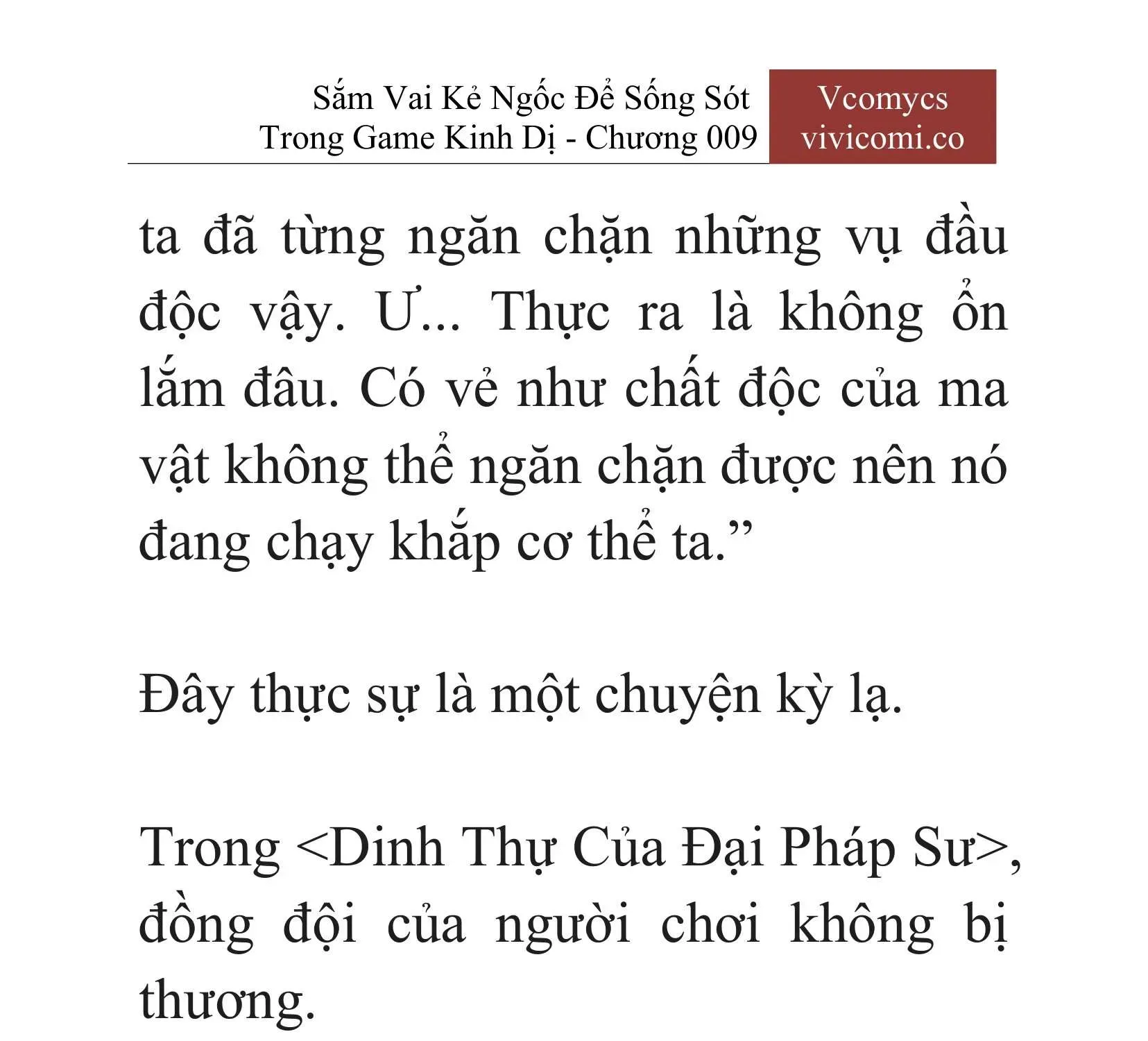 [Novel] Sắm Vai Kẻ Ngốc Để Sống Sót Trong Game Kinh Dị Chapter 9 - 20