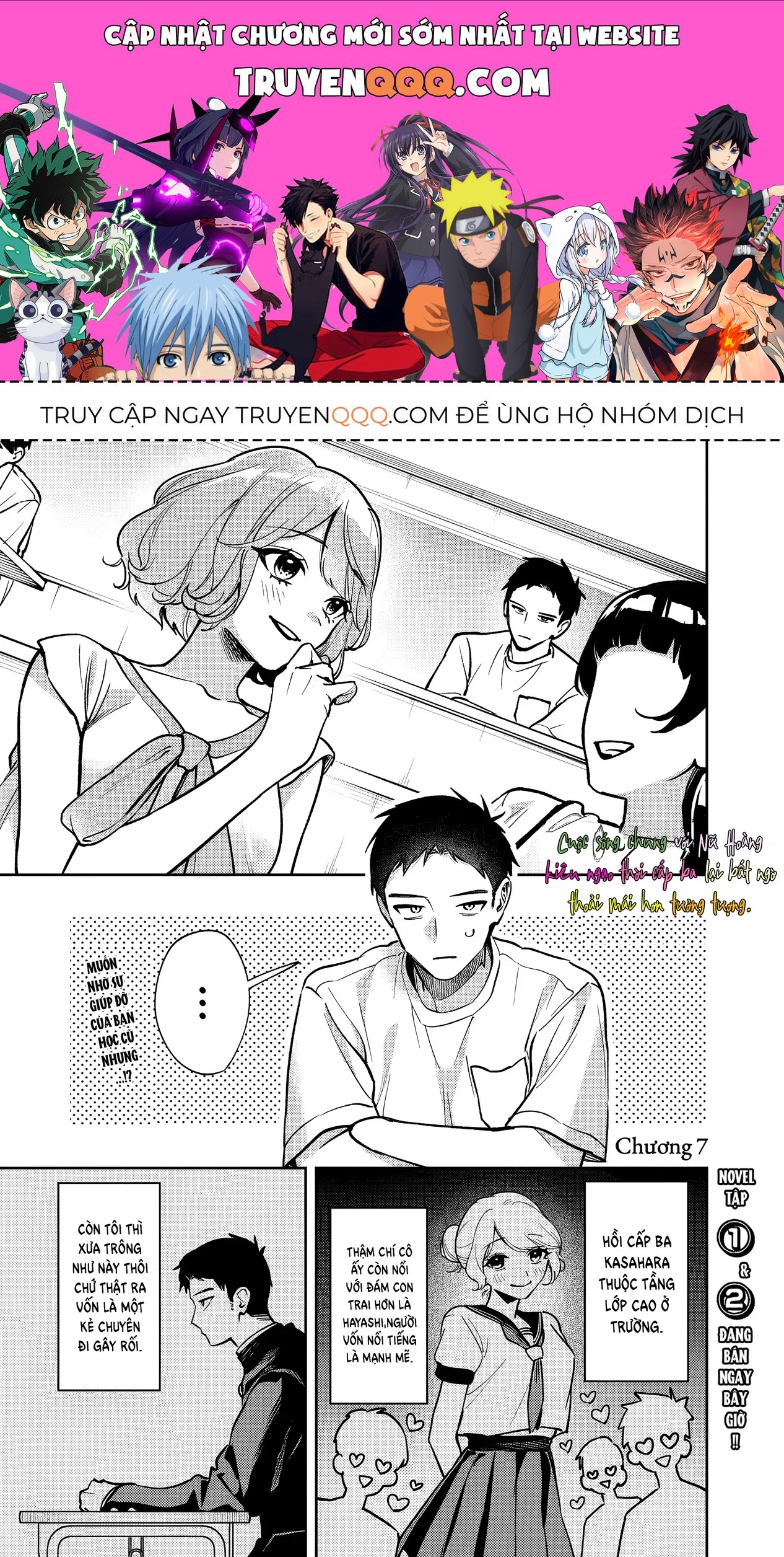 Cuộc Sống Chung Với Nữ Hoàng Kiêu Ngạo Thời Cao Trung Hoá Ra Lại Không Hề Khó Chịu Đến Thế Chapter 7 - 1