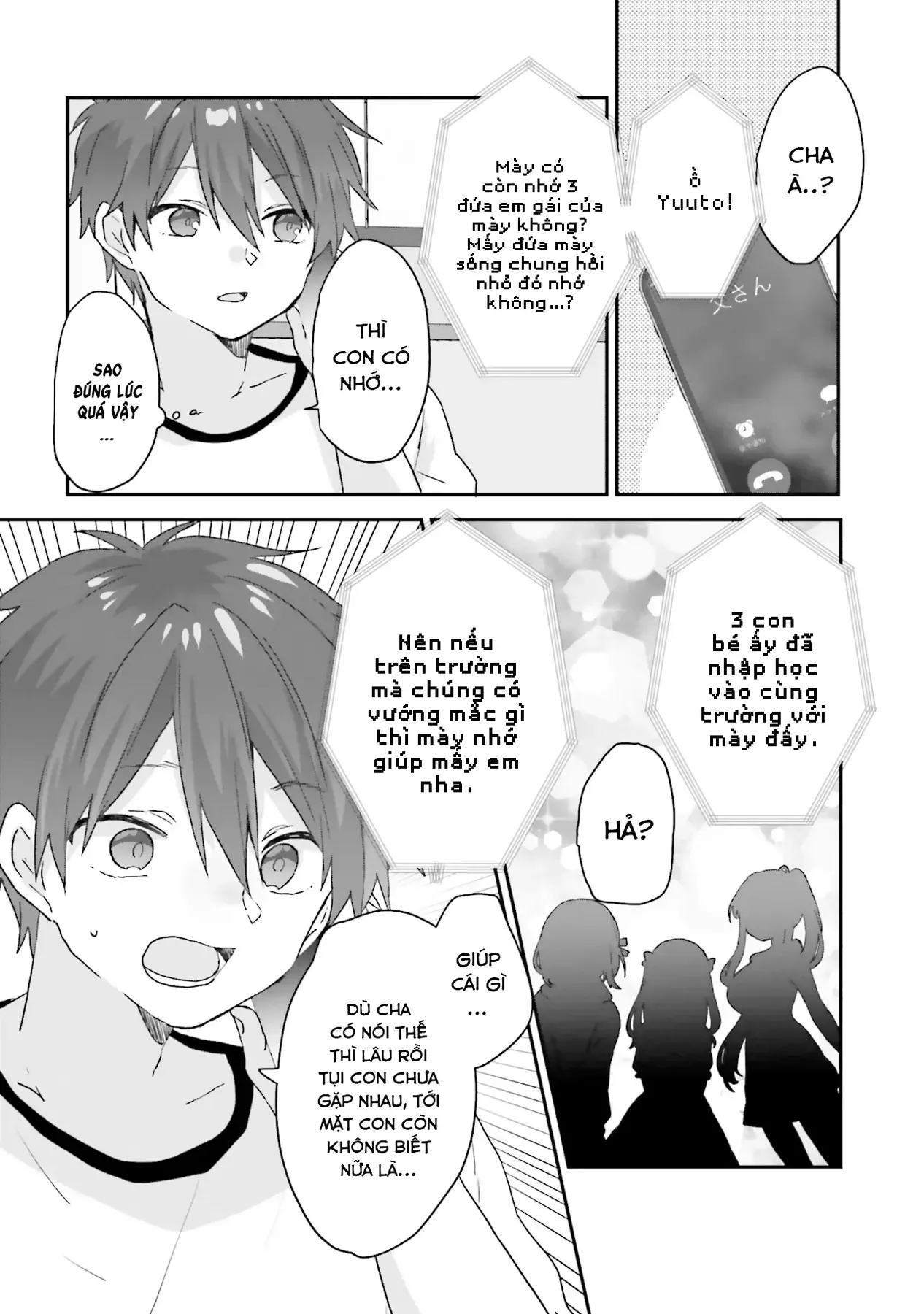 Ba Mỹ Nữ Mà Ai Cũng Đồn Trong Trường, Hóa Ra Là Những Cô Em Gái Thất Lạc Của Mình Sao. Chapter 1 - 32