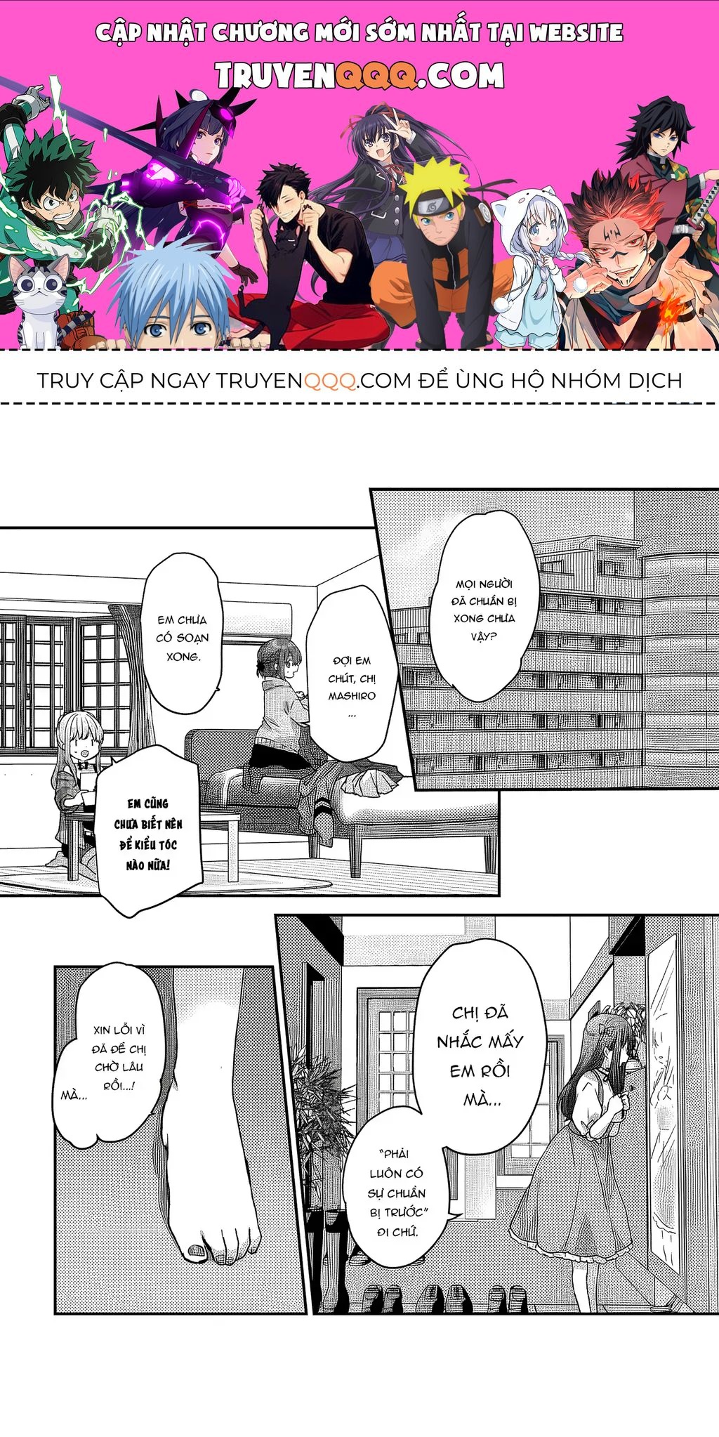 Ba Mỹ Nữ Mà Ai Cũng Đồn Trong Trường, Hóa Ra Là Những Cô Em Gái Thất Lạc Của Mình Sao. Chapter 2 - 1