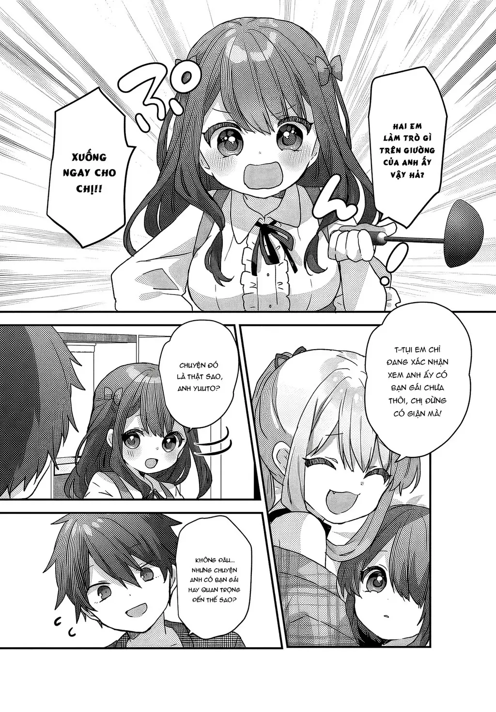 Ba Mỹ Nữ Mà Ai Cũng Đồn Trong Trường, Hóa Ra Là Những Cô Em Gái Thất Lạc Của Mình Sao. Chapter 2 - 17