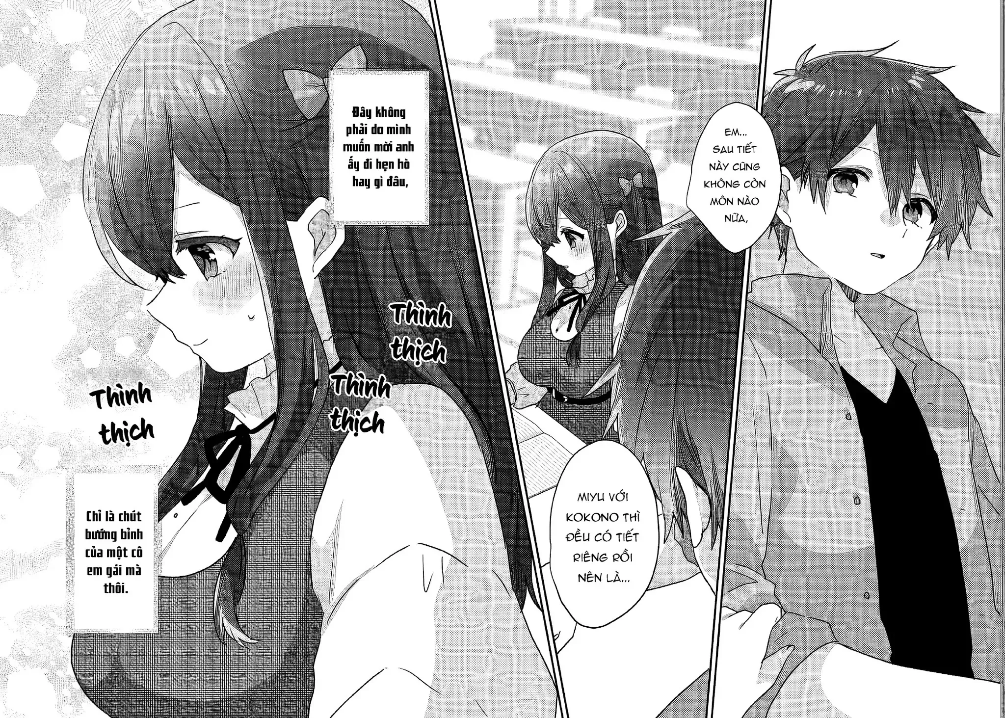 Ba Mỹ Nữ Mà Ai Cũng Đồn Trong Trường, Hóa Ra Là Những Cô Em Gái Thất Lạc Của Mình Sao. Chapter 3 - 18