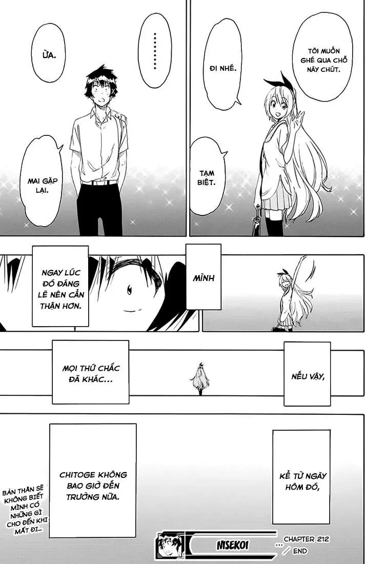 Nisekoi Chapter 212 - 19