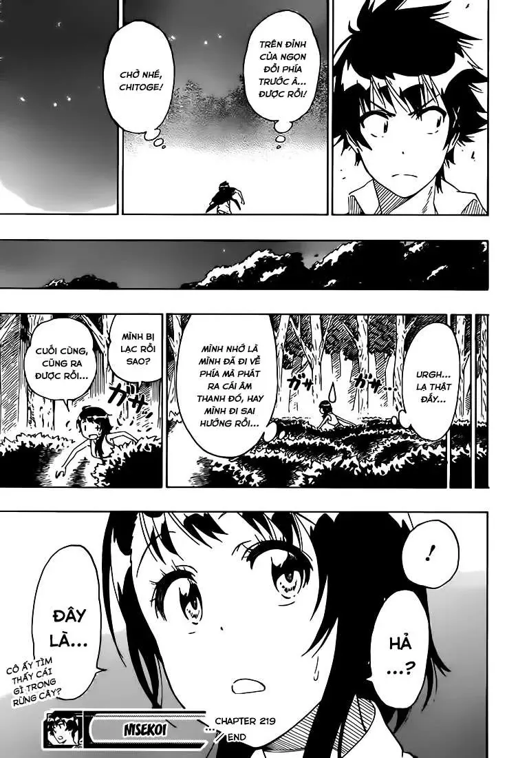 Nisekoi Chapter 219 - 20