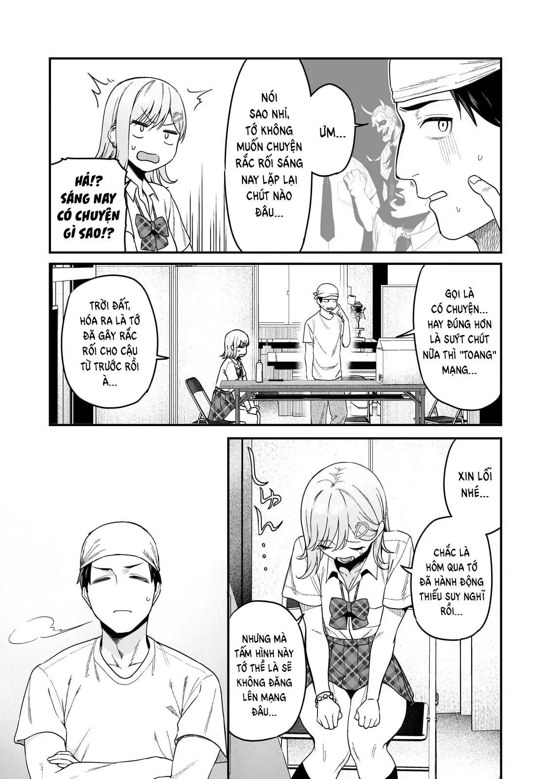 Lỡ Tay Sửa Xe Đạp Cho Nàng Gyaru, Ai Dè Lại Bị Nàng Bám Lấy Chapter 3 - 10