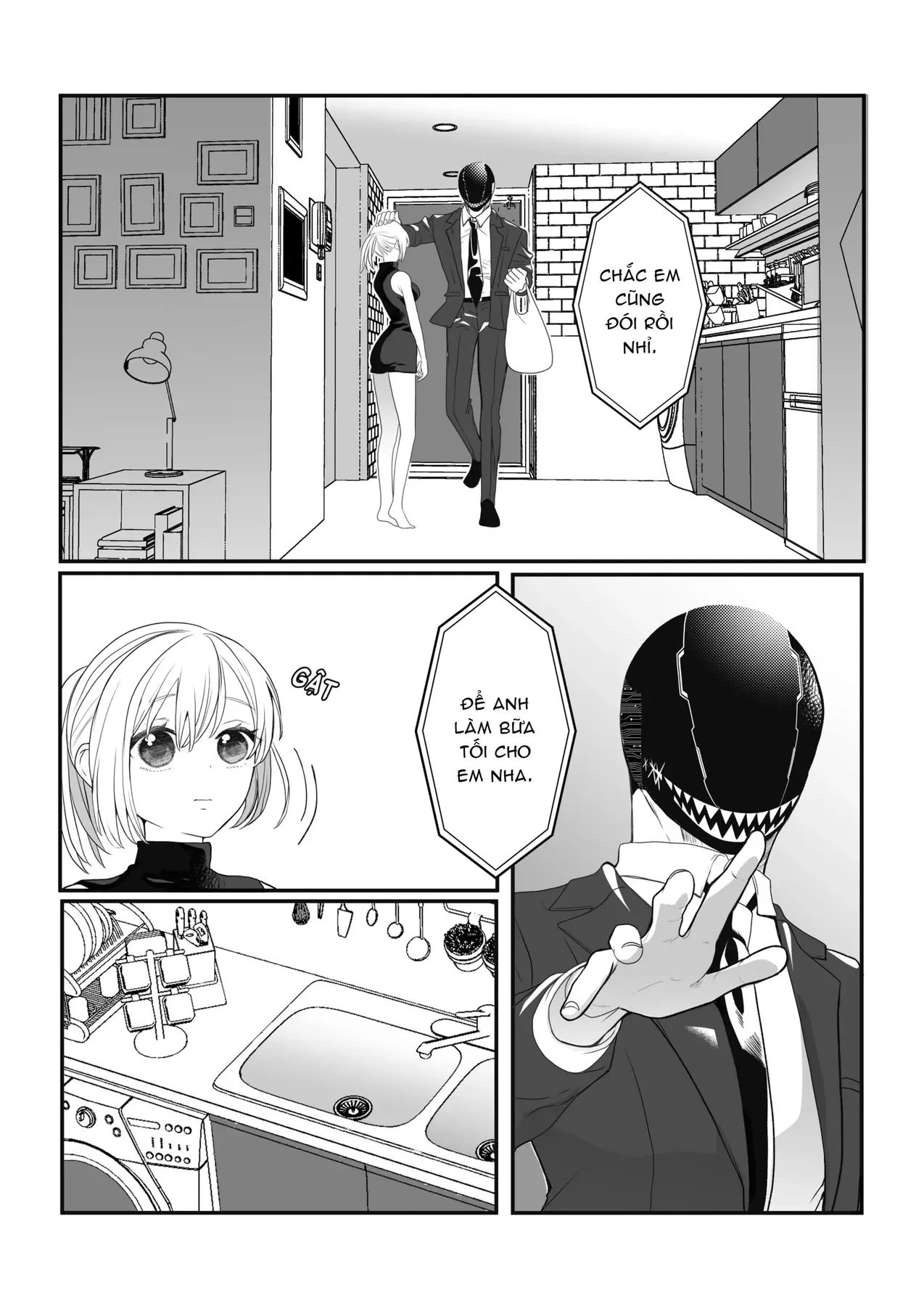 Gã Mang Đầu Dị Dạng Và Cô Gái Loài Người Chapter 1 - 7