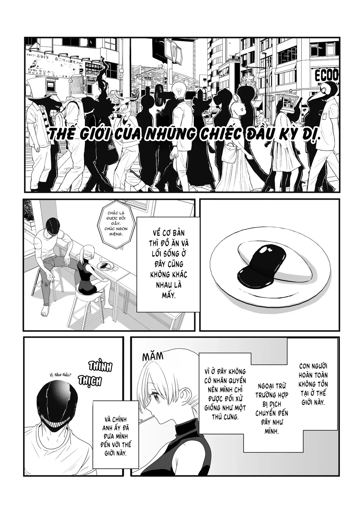 Gã Mang Đầu Dị Dạng Và Cô Gái Loài Người Chapter 1 - 10