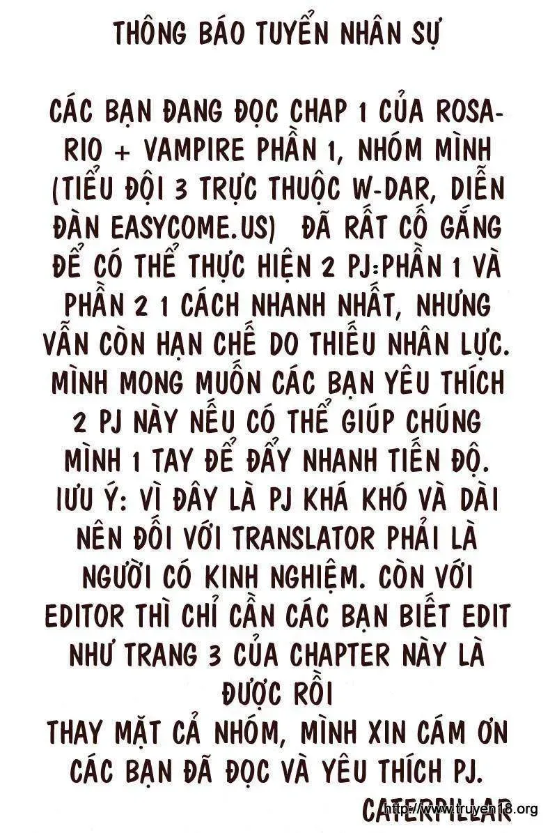 Rosario + Vampire Ss1 Chapter 1 - 2