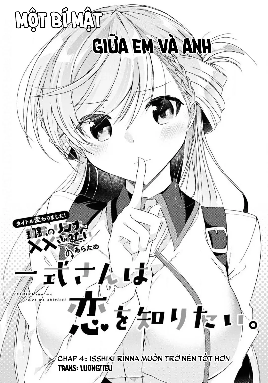 Isshiki Muốn Biết Thêm Về Tình Yêu Chapter 4 - 4