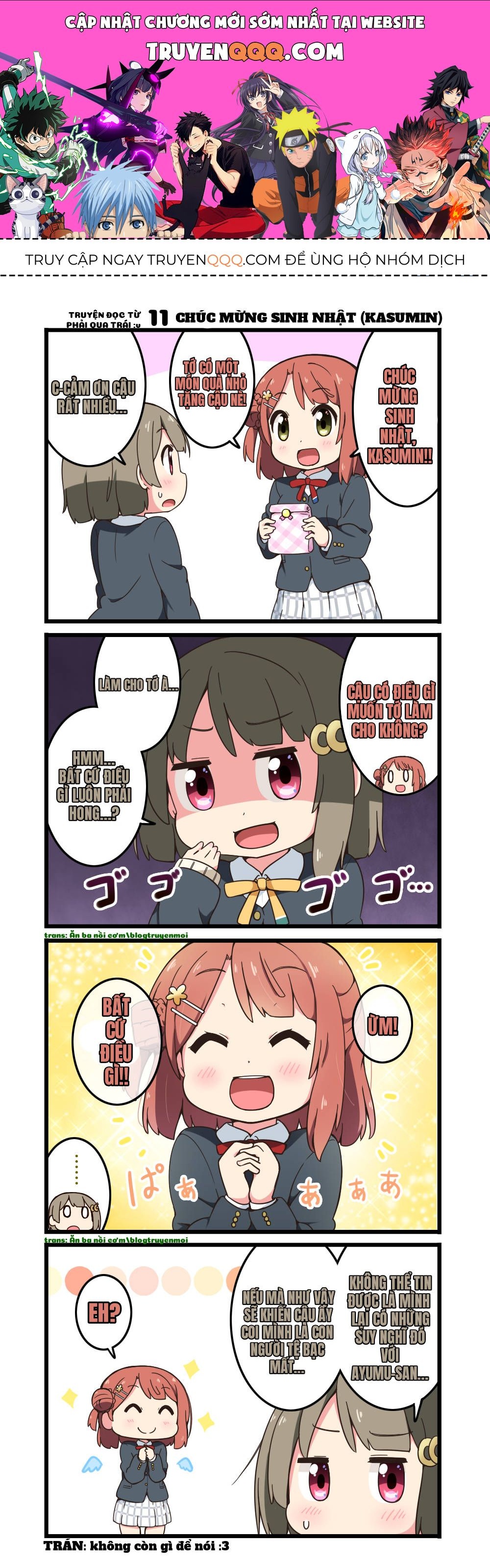 Nijiyon ( Hết Drop, Ad Chuẩn Bị Làm Bản Tiếp Ở Phần Manga :)) ) Chapter 11 - 1
