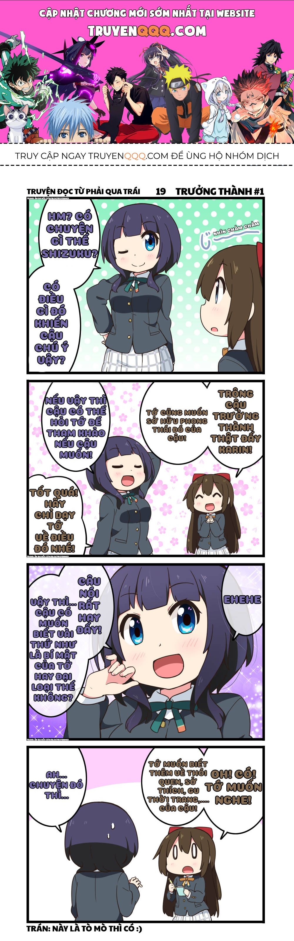 Nijiyon ( Hết Drop, Ad Chuẩn Bị Làm Bản Tiếp Ở Phần Manga :)) ) Chapter 19 - 1