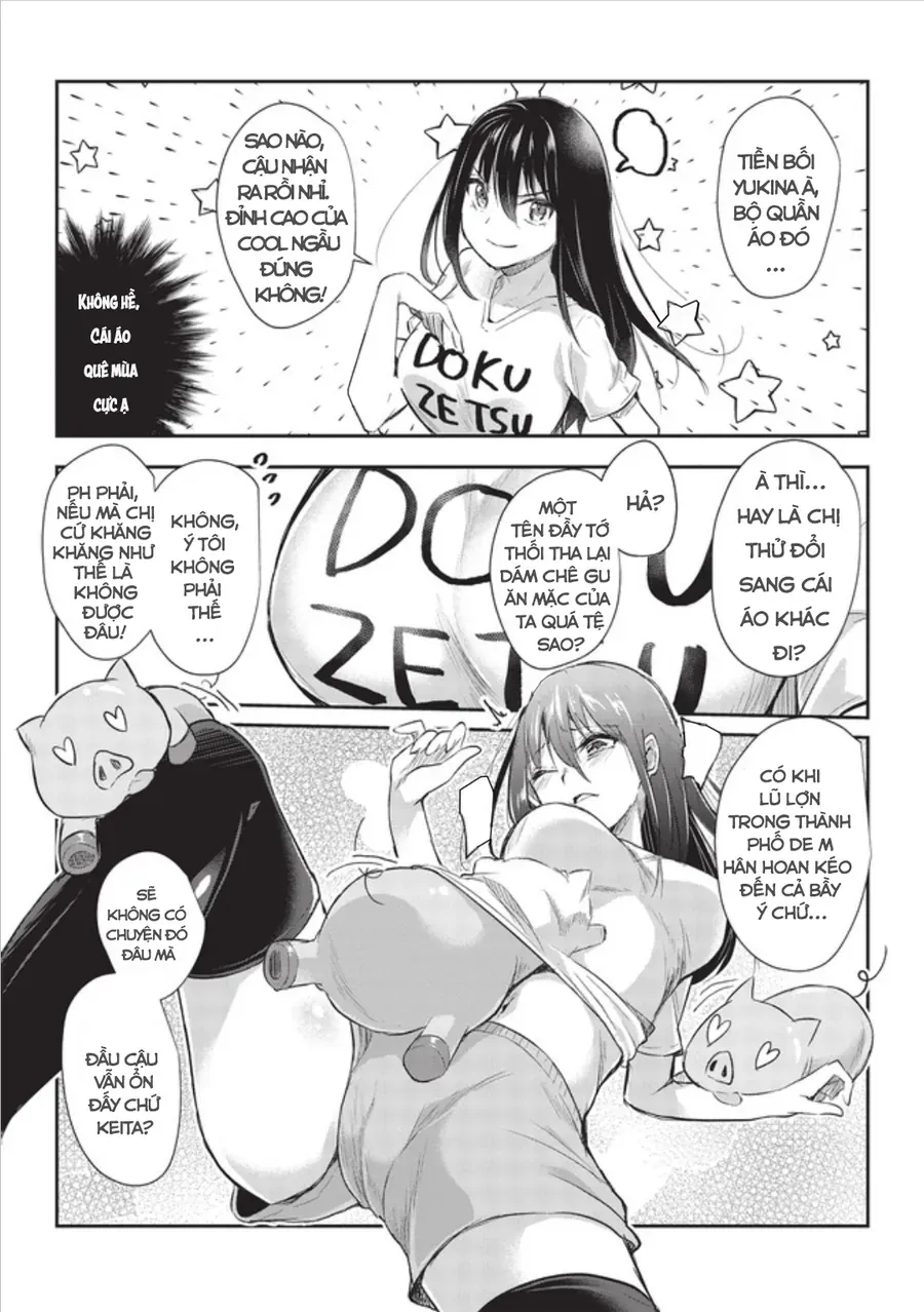 Dokuzetsu Shoujo Wa Amanojaku ~Kabegoshi Nara Sunao Ni Sukitte Ierumon!~ Chapter 10 - 5