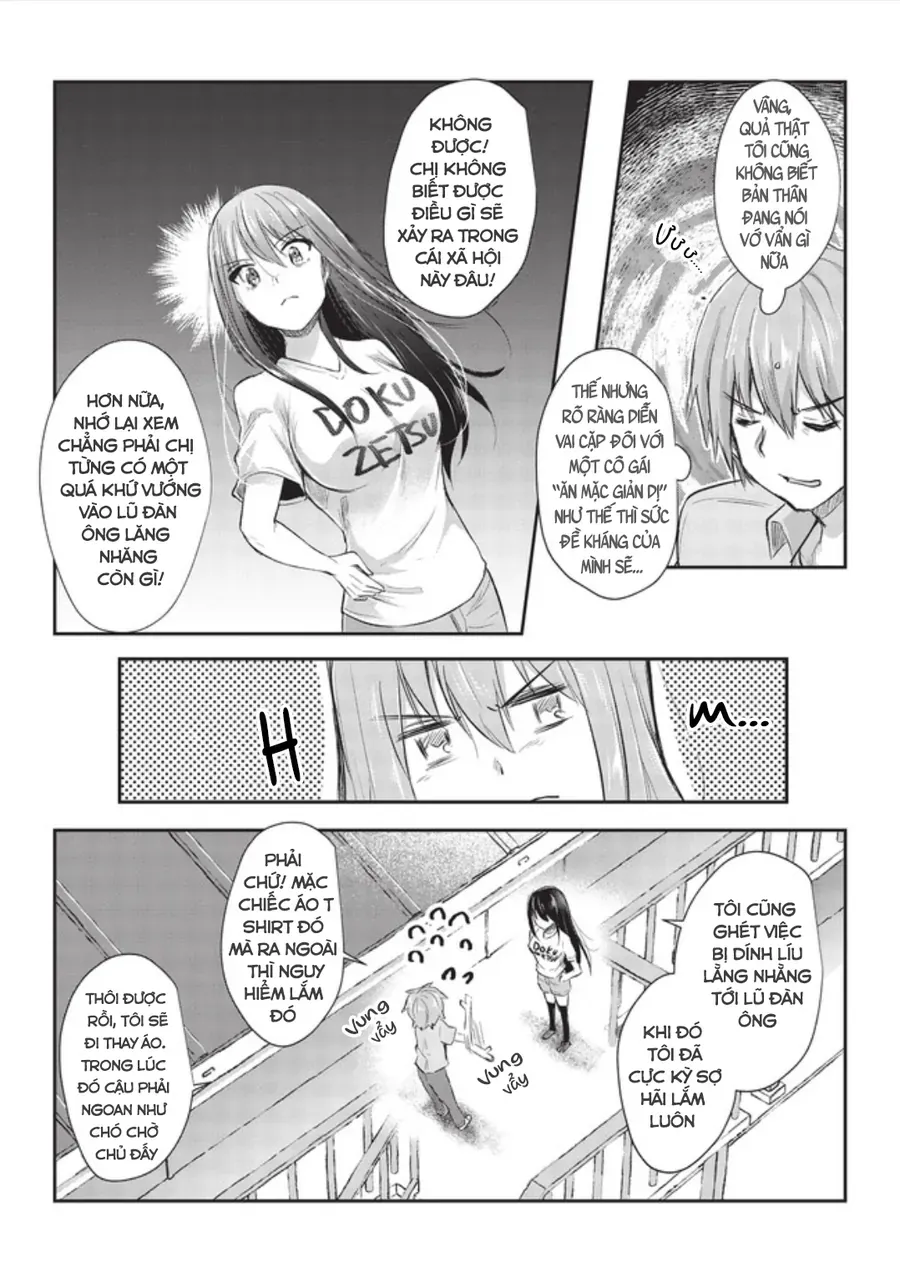 Dokuzetsu Shoujo Wa Amanojaku ~Kabegoshi Nara Sunao Ni Sukitte Ierumon!~ Chapter 10 - 6